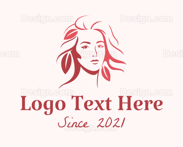 Nature Fashion Lady Logo