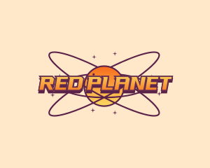 Cosmic Planet Orbit logo design