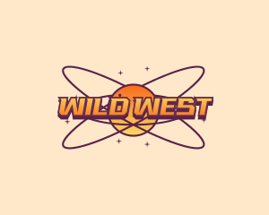 Cosmic Planet Orbit logo design