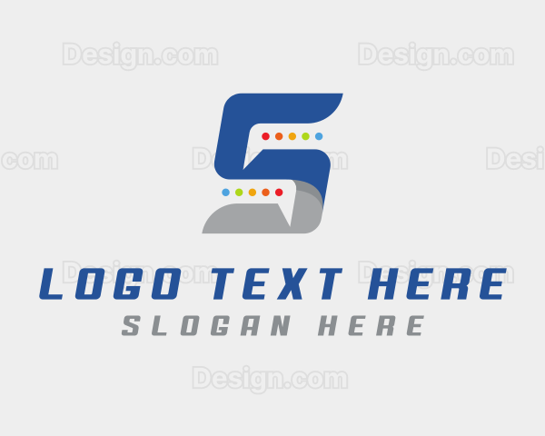 Chat Messaging Letter S Logo