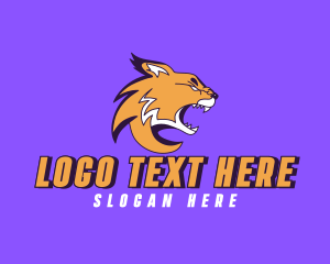 Wildcat - Wild Angry Cougar logo design