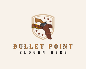 Revolver Gun Holster logo design