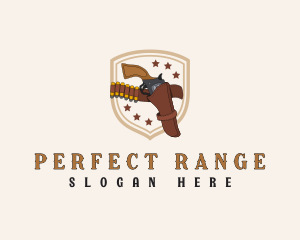 Revolver Gun Holster logo design