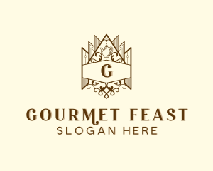 Luxury Gourmet Restaurant logo design