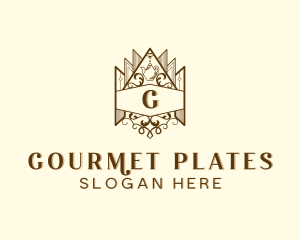 Luxury Gourmet Restaurant logo design