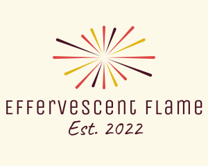 New Year Fireworks Celebration  logo design