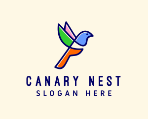 Multicolor Bird Aviary logo design