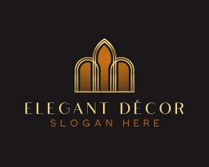 Interior Decor Arch logo design