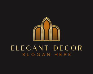 Interior Decor Arch logo design