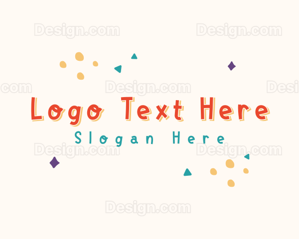 Cute Quirky Shapes Logo