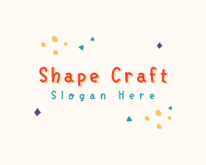 Cute Quirky Shapes logo design