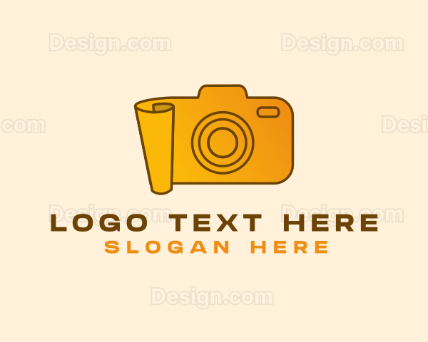 Gradient Camera Paper Logo