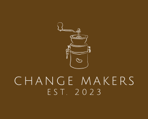 Coffee Maker Latte logo design