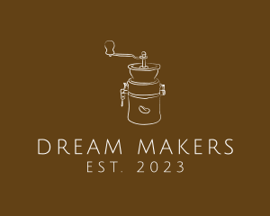 Coffee Maker Latte logo design