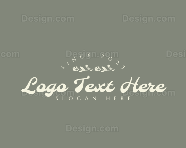 Premium Cursive Company Logo