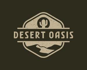 Cactus Sand Desert logo design