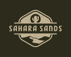 Cactus Sand Desert logo design