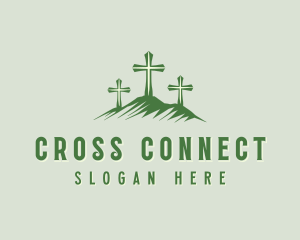 Sacred Cross Mountain  logo design