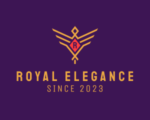 Royal Eagle Wings Crest  logo design