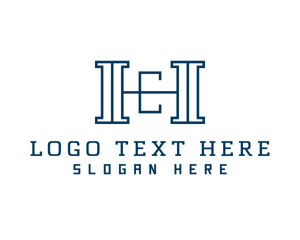 Letter Hc logo example 4