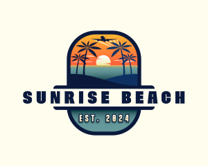 Tropical Beach Travel logo design