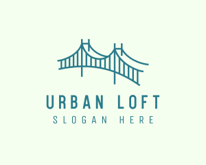 Industrial Urban Bridge logo design