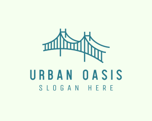 Industrial Urban Bridge logo design