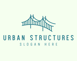 Industrial Urban Bridge logo design