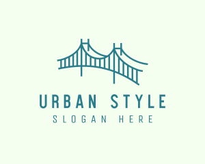 Industrial Urban Bridge logo design