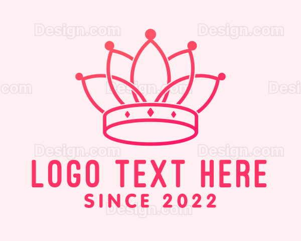 Pink Royal Headdress Logo