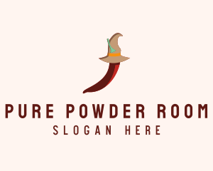 Witch Spicy Pepper  logo design