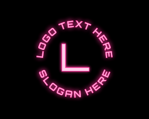 Cyber Neon Tech App Logo