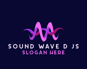 Creative Music Wave logo design