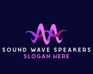 Creative Music Wave logo design