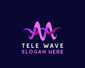 Creative Music Wave logo design