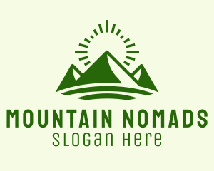 Mountain Travel Hiking  logo design