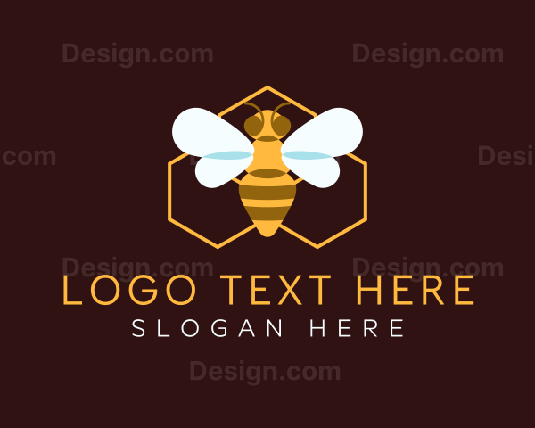 Honey Bee Apiary Logo