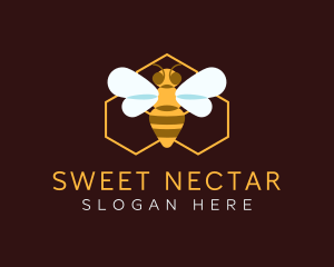 Honey Bee Apiary logo design