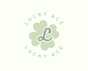 Lucky Clover Leaf logo design