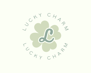 Lucky Clover Leaf logo design