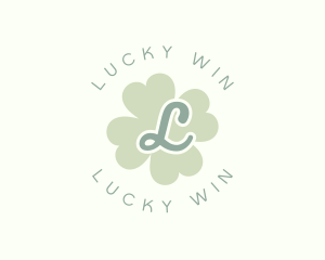 Lucky Clover Leaf logo design