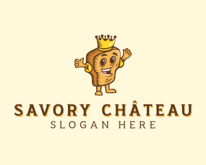 Toast Bread Crown  logo design