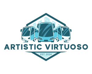 Bus Liner Transportation logo design