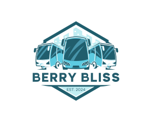 Bus Liner Transportation logo design