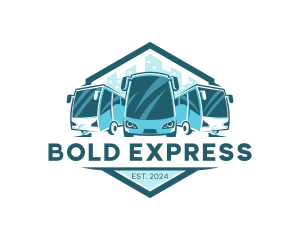 Bus Liner Transportation logo design