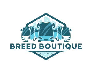 Bus Liner Transportation logo design