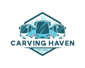 Bus Liner Transportation logo design