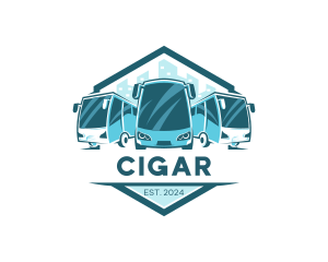 Bus Liner Transportation logo design