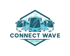 Bus Liner Transportation logo design