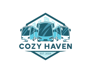 Bus Liner Transportation logo design